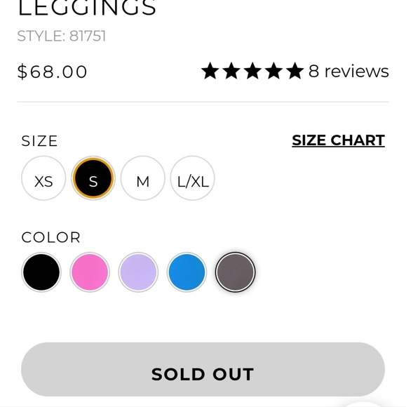 🚫SOLD🚫✨️BOMBSHELL INSPIRED SEAMLESS LEGGINGS SZ. SMALL✨️ - Picture 7 of 12